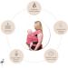 Baby Sling Wrap Premium Baby Carrier Newborn to Toddler - Original Stretchy Baby Wrap Carrier | One Size Fits All | Cozy & Soothing for Babies | Pink by Funki Flamingo - Buy Online on GoSupps.com