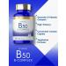 Carlyle Vitamin B50 Complex Supplement | 180 Caplets | Non-GMO, Vegetarian, Gluten Free - Buy Online on GoSupps.com