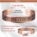 Cigmag Lymphatic Drainage Magnetic Bracelet for Men | Ultra Strength 99% Pure Copper | Adjustable Brazaletes | Celtic Knot Design | Gift Box Included - Buy Online on GoSupps.com