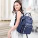 Viedouce Waterproof Baby Changing Bag | Large Capacity Diaper Backpack with Diaper Support & Stroller Straps - Blue - Buy Online on GoSupps.com