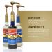 Pumpkin Pie Coffee Syrup 25.4oz Bottle with Gold Pump Dispenser by Grateful Grocer - Buy Online on GoSupps.com