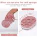 WLLHYF 3 Pcs Bath Sponge for Women - Large Size Body Scrubber for Deep Exfoliation | Shower & Bathing Accessories - Buy Online on GoSupps.com