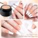 U-shinein 2x10ml Solid Nail Glue Gel Kit - Acrylic Nails & Press-On Tips - Transparent & Apricot Nail Art Manicure Glue Gel - Buy Online on GoSupps.com