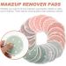 Reusable Makeup Remover Cotton Pads Set - Eco-Friendly Cleaning Pads with Bracket - Natural Round Fabric for Gentle Eye Makeup Removal - Buy Online on GoSupps.com