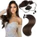 Moresoo real hair Extensions Bondings 1g Remy U Tip Keratin Bondings real hair extensions dark brown #4 pre bonded hair extension bondings real hair 50g 45 cm 2.U-tip #4
