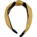 Topkids Accessories Chiffon Knot Alice Bands Adult Women Hair Accessories for Women Hair Bands for Women Thick Headband Womens Headbands Head Bands Adult Women Wide Headbands (Gold) - Buy Online on GoSupps.com