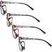 Eyekepper 4 Pack Small Lens Blue Light Blocking Reading Glasses for Women +1.50 - Stylish & Comfortable Computer Readers - Buy Online on GoSupps.com