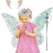 Kids Butterfly Wings Set Led Lights Up Butterfly Wings Battery Powered Wings Halloween Dress Up Props (with Light + Crown Two-Piece Set + Ears) Blue - Buy Online on GoSupps.com
