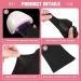 WLLHYF Anti UV Gel Nail Gloves - Fingerless Sun Protection Gloves 22cm-Black - Buy Online on GoSupps.com