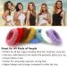 MARY LAVENDER Large Furry Hair Ties for Thick Hair - Seamless Elastic Bands 8-Pack - Buy Online on GoSupps.com