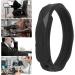 Anti-Static Wrist Strap | Silicone Antistatic Bracelet for Improved Sleep & Winter Electrostatic Removal - Black Sports Bracelet with Negative Ions - Buy Online on GoSupps.com