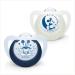 Nuk Disney Mickey Mouse Star Day & Night Silicone Schnuller jaw-friendly 18-36 months BPA-free 2 pieces white & blue limited edition