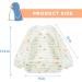 Little Dimsum Long Sleeves Toddler Weaning Bibs | Waterproof Feeding Coverall Set for Babies 6-36 Months (Turtle & Sun) - Buy Online on GoSupps.com
