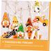Cabilock 9pcs Thanksgiving Wooden Pendant Wooden Sign Happy Harvest Sign Harvest Season Gnome Pendant Boxed Assorted Color 1 9X5X0.2CM - Buy Online on GoSupps.com