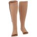 Buy Zipper Compression Socks - Elastic Sports Compression Socks with Open Toe & Anti-Slip Design (L/XL) - Optimal Foot Protection for Enhanced Performance - Buy Online on GoSupps.com