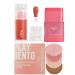 Kaja Juicy Glass Lip Plumping Oil 06 Apple Cider + Dewy Bar - Creamy Multi-Stick Blusher & Lip Balm 02 Strawberry Sorbet 10g + 3-in-1 Blendable Sculpting Trio - Play Bento 01 Butter Up Bundle