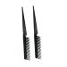 Amelia Beauty Products 3 Row Styler Brush  7 in | Hair Styling Comb | Travel Hairbrush for women | Rat Tail Comb for Detangling (Black) 7 Inch (Pack of 1) Black