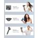 LKV HAIR DROYER Professional High Speed 200 Million Negative Ionic Hair Dryer 36ms Airflow Diffuser and Concentrate Sprayer Bathroom Travel Gray - Buy Online on GoSupps.com