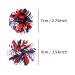 Patriotic 4th of July Korker Hair Bow Clips for Girls - Red White Blue Stars Stripes Ribbon Alligator Barrettes - Kids Xmas Gift - Buy Online on GoSupps.com