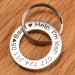 LYL Stainless Steel Dog Tag - Deep Engraved Front & Back Ring Shape Silver M - International Shipping - Buy Online on GoSupps.com