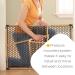 Safety 1st Eco-Friendly Bamboo Gate | Fits 28-42 Wide Spaces | Bamboo & Black - Buy Online on GoSupps.com