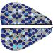 Buy Blue Hexagon & Diamond Coral Velvet Dry Hair Cap with Buttons | Anti-Frizz for Curly Long & Thick Hair International Shipping Available - Buy Online on GoSupps.com