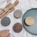 Imitation Wood Grain Round Contact Lens Case with Mirror - Cartoon Eye Storage Box for Light Brown Lenses - Buy Online on GoSupps.com