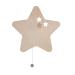 Bo Baby's ONLY - Baby wall lamp - star - wall lamp for baby room - night lamp with battery for children's room - FSC quality mark wood lamp - 25000 fuel hours - wall lamp paintable