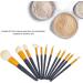 12 Piece Professional Makeup Brushes Set with Synthetic Fiber Hair Easy Application Precise Results Powder Eyeshadow Blush Highlighting Brushes - Buy Online on GoSupps.com