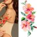 Quichic 180 Watercolor Flower Temporary Tattoos - Big and Lasting Designs for Women - Buy Online on GoSupps.com