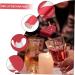 Abaodam Red Paper Straws 40 pcs Decoration Beverage Recreational Festival Prop Drinkware Party Valentine Decorative Straws - Buy Online on GoSupps.com