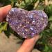 1 Pack Natural Heart Shaped Raw Amethyst Quartz Crystal Cluster Suitable for Home Raw Stones and Minerals (Size : 50-60MM) Home Goods (Size : 70-80MM) - Buy Online on GoSupps.com