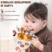 Jiosdo Montessori Toy for Babies 6+ Months Silicone Teething Sensory Egg Set | Motor Skills Development Gift for Infants & Toddlers - Buy Online on GoSupps.com