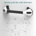 AquaChase 17" Bathroom Suction Grab Bar with Indicators  Steady Handle Balance Assist for Shower  Bathtub  Toilet  Dual Tone (White/Grey)  Pack of 2 White/Grey  Pack of 2 17in - Buy Online on GoSupps.com