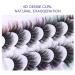 Shop Colored Eyelashes - Fluffy 6D Mink D Curl Strip Lashes | 10 Pairs Natural Wispy False Eyelashes - Buy Online on GoSupps.com