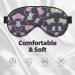 Cute Mouse Print Soft Adjustable Sleep Eye Mask - Blackout Silk Blindfold for Men & Women | Best Sleep Accessories - Buy Online on GoSupps.com