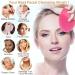 Silicone Ultrasonic Facial Cleansing Brush & Massager - Rechargeable & Waterproof Sonic Electric Exfoliator for Anti-Aging (Rose) - Buy Online on GoSupps.com