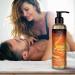 Sensual Massage Oil Honey 200ml - Natural Edible Body Oil with Almond & Grape Seed Oil for Relaxation | Kissable Massage Oil - Buy Online on GoSupps.com