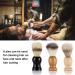 Benkeg Bart Razor Brush - Premium Men's Grooming Tool for Perfect Beard Care | Wooden Handle Hairdressing Brush - Buy Online on GoSupps.com