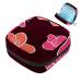 Menstruation pad bag with zipper women's napkin bag tampons collective bags for women and girls (cute red flowers) Color 4