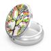 Pill dose 3 compartments Medicine Pillendose portable pill box for bag or wallet Pillendose decorative metal medicine vitamin organizer Unique gift (tree of life) 26-stree of life 1 piece