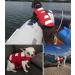 Dog Life Jacket - Classic Stripes Tear-Resistant Adjustable Size Strong Rescue Handle for Swimming & Boating (Red M: 53-65cm) - Buy Online on GoSupps.com