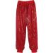 easyforever Women's Sequin Glitter Harem Dance Pants in Red (Large-X-Large) - Stylish and Comfortable Hippie Trousers for Casual Wear - Buy Online on GoSupps.com
