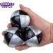 Juggle Dream 3x Pro Thud Juggling Balls Set - Professional Silver/Black Balls with Free Online Learning Video for Beginners & Experts - Buy Online on GoSupps.com