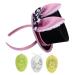 WRITWAA 1 Set Bunny Headband Easter Bunny Hair Ornament Easter Rabbit Headdress Bunny Ear Headwear Easter Bunny Ears Headband Easter Party Necktie Cosplay Prop Rabbit Ears Headband 23X15.5CM Black