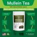 Mullein Leaf Tea | Respiratory Support Herb for Lung Cleanse | 3oz Made in USA - Buy Online on GoSupps.com