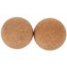 Beaupretty Cork Massage Balls 2 Pack Deep Tissue Muscle Tension Ball For Trigger Point Muscle Soreness Yoga Foot Plantar Fasciitis