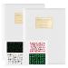 2Pcs Nail Art Sticker Storage Book  HOINCO 160 Slots Nail Sticker Organizer Nail Sticker Binder Collecting Manicure Book Easy Photo Album for Nail Art Sticker Displaying Nail Collecting Equipment