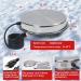 ayakol Chicken Water Heater Base for Winter 24cm Suitable for for Metal/Plastic waterers Automatic Temperature Control Poultry/pet Waterer Base with Antifreeze Power Cord - Buy Online on GoSupps.com