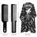 Professional Barber Cape Set - 3 Pieces Hair Cutting Cape for Stylists with Adjustable Closure Neck Duster Brush & Combs | Men's Salon Accessories - Buy Online on GoSupps.com